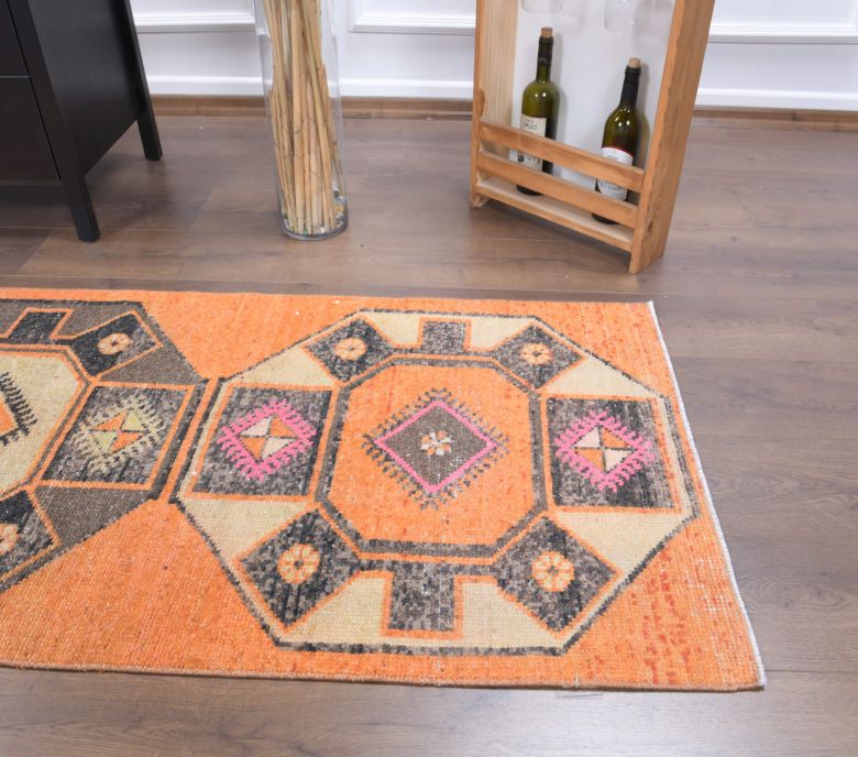 3x10 Wool Vintage Runner Rug