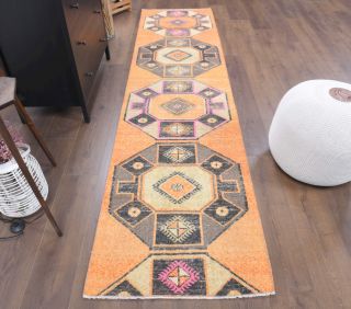 3x10 Wool Vintage Runner Rug - Thumbnail