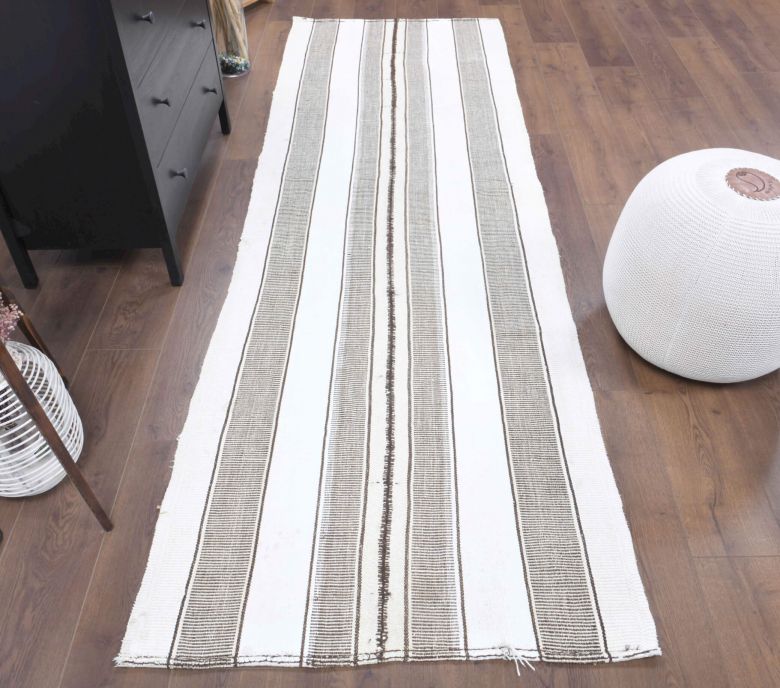 3x10 Wool Vintage Runner Rug