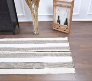 3x10 Wool Vintage Runner Rug - Thumbnail