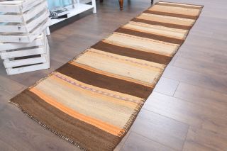 3x10 Wool Vintage Runner Rug - Thumbnail