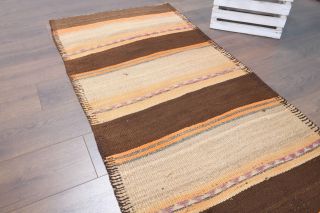 3x10 Wool Vintage Runner Rug - Thumbnail