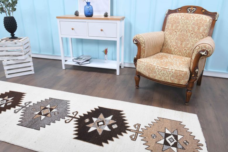 3x10 Wool Vintage Runner Rug