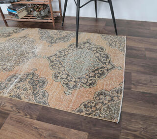 Cemile - Distressed Oriental Oushak Runner - Thumbnail
