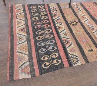 3x11 Vintage Handwoven Kilim Runner - Thumbnail