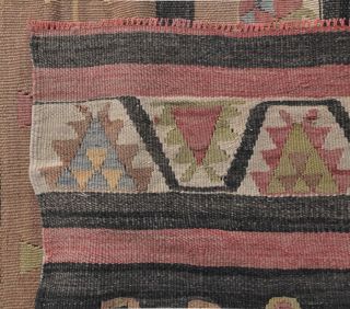 3x11 Vintage Handwoven Kilim Runner - Thumbnail