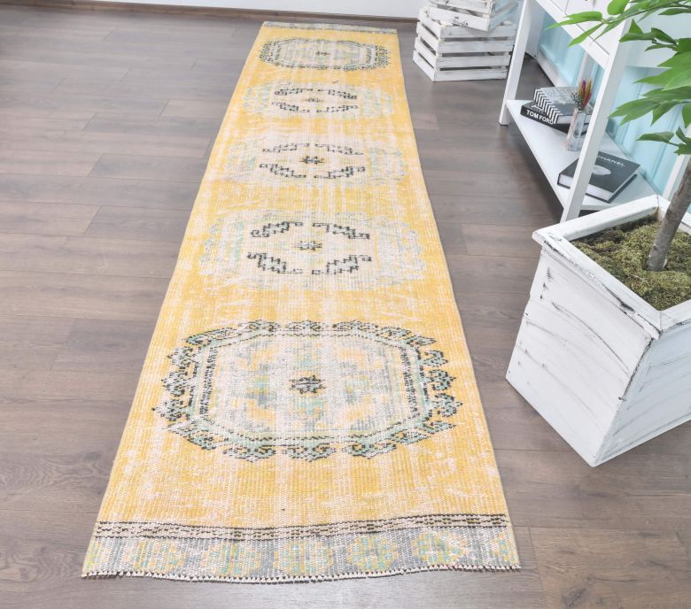 3x11 Vintage Manisa Orange Anatolian Runner