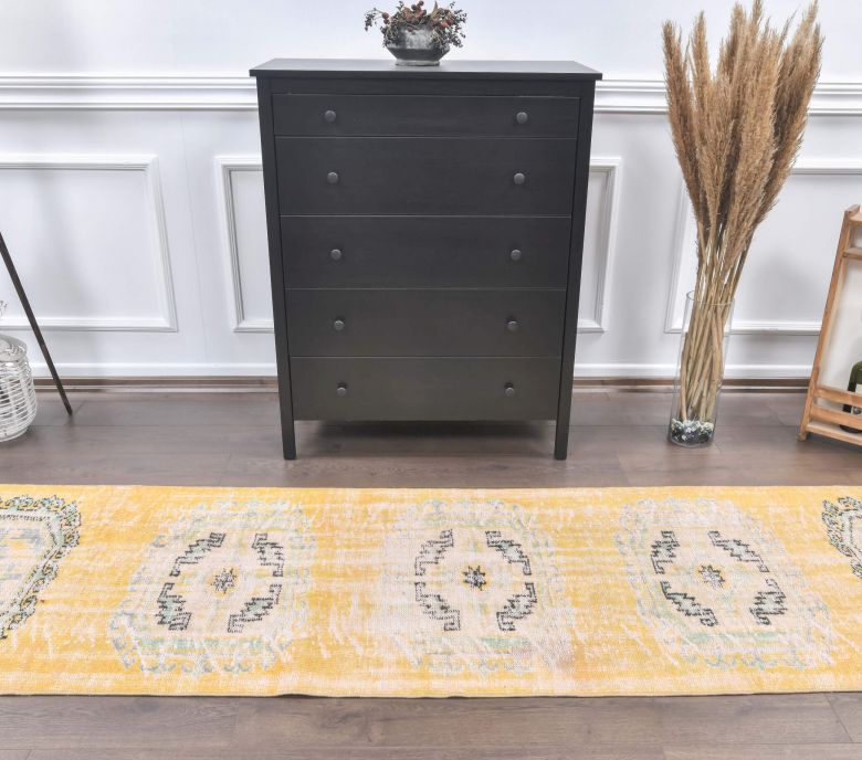 3x11 Vintage Manisa Orange Anatolian Runner