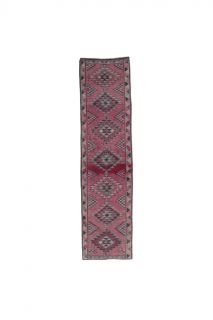 Vintage Runner Pink Rug - Thumbnail