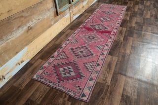 Vintage Runner Pink Rug - Thumbnail