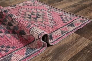 Vintage Runner Pink Rug - Thumbnail