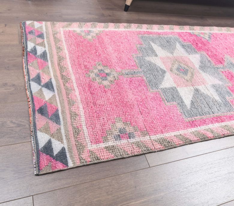 Vintage Pink Runner Rug