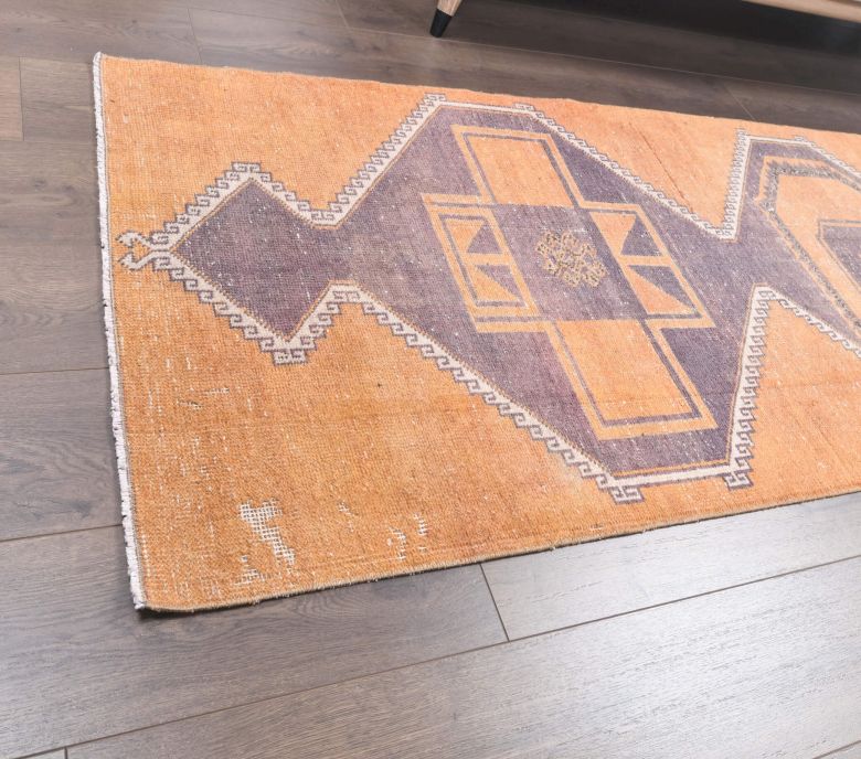 Vintage Orange Runner Rug