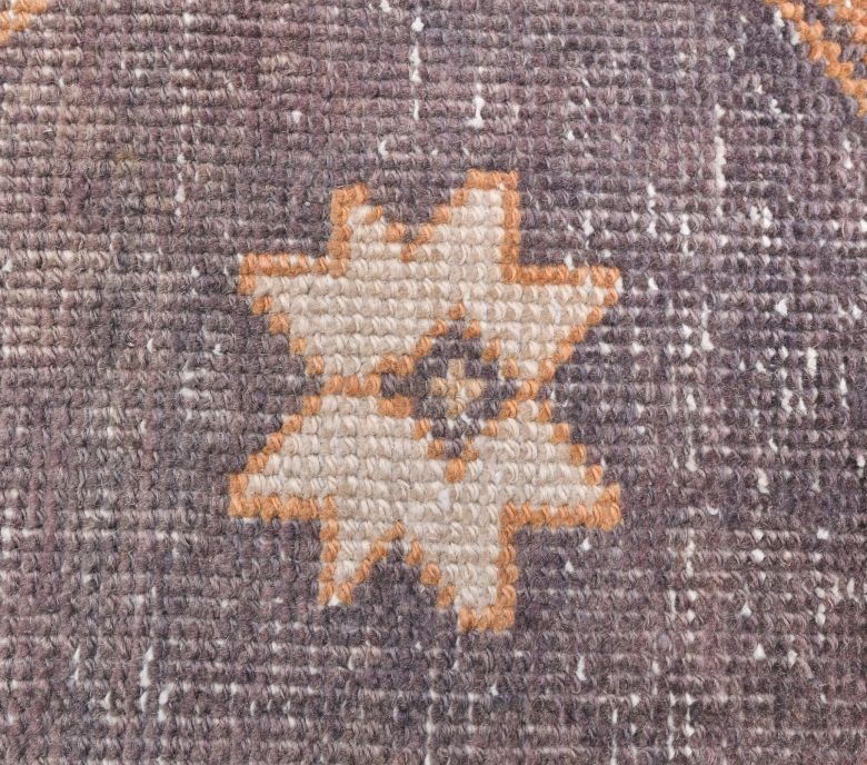 Oushak Vintage Orange Runner Rug