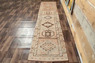 Vintage Multicolor Runner Rug - Thumbnail