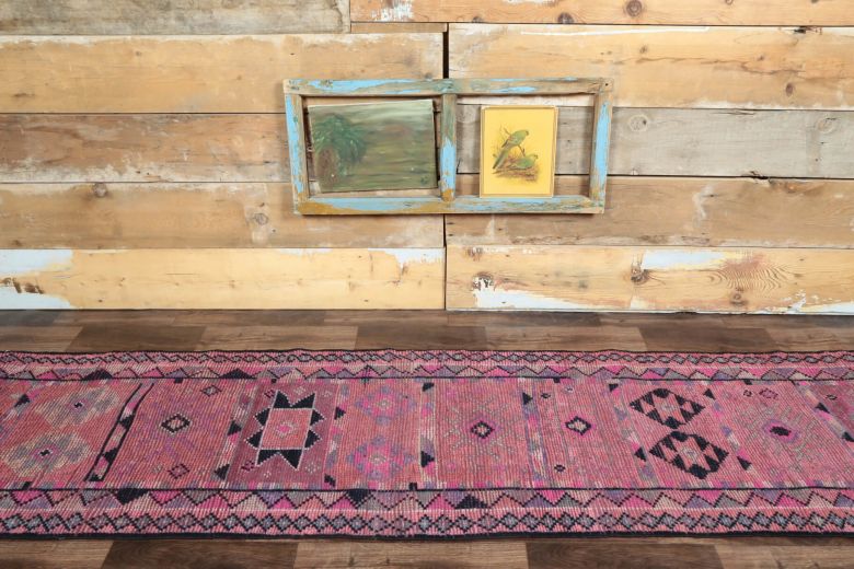 Vintage Purple Runner Rug