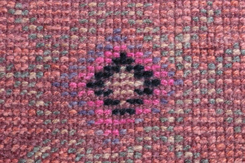 Vintage Purple Runner Rug