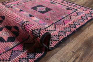 Vintage Purple Runner Rug - Thumbnail