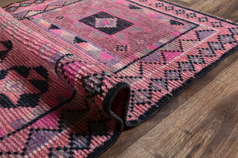 Vintage Purple Runner Rug