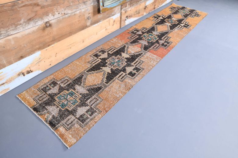 Oushak Vintage Runner Rug