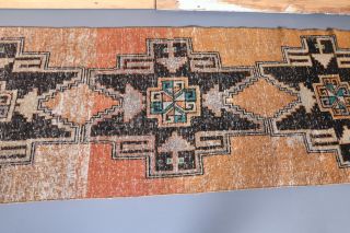 Oushak Vintage Runner Rug - Thumbnail