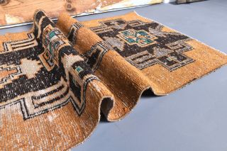 Oushak Vintage Runner Rug - Thumbnail