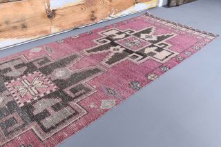 Vintage Purple Runner Rug - Thumbnail