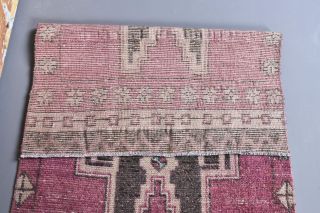 Vintage Purple Runner Rug - Thumbnail