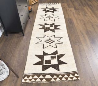 Oushak Vintage Runner Rug - Thumbnail