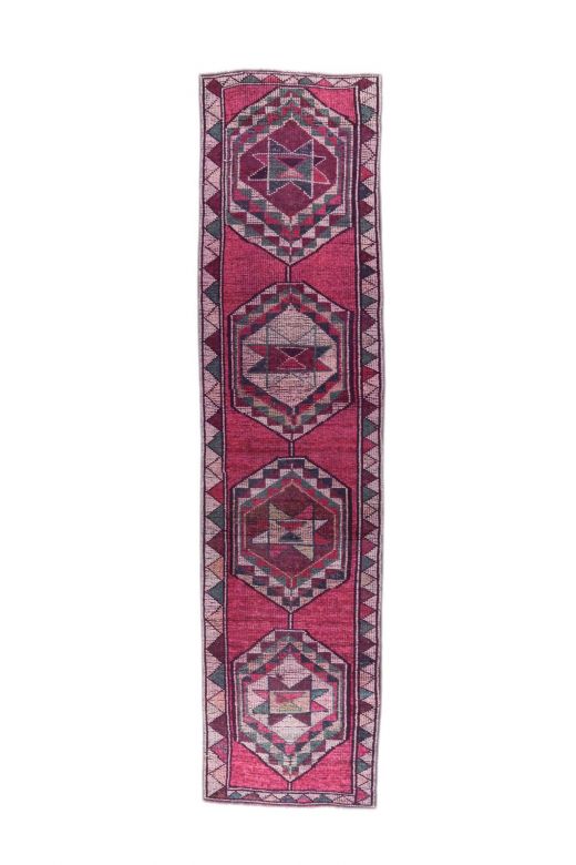 Vintage Pink Runner Rug