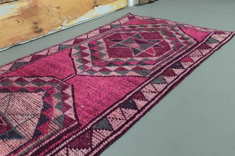 Vintage Pink Runner Rug