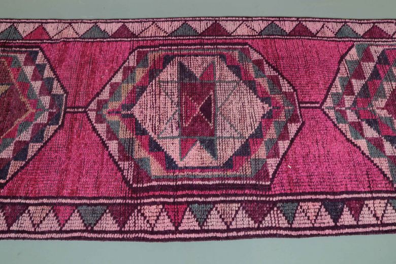 Vintage Pink Runner Rug