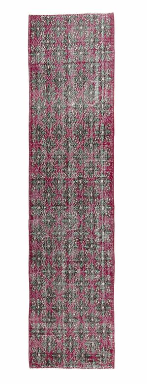 Vintage Purple Anatolian Runner Rug