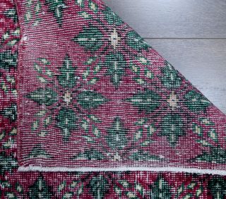 Vintage Purple Runner Rug - Thumbnail