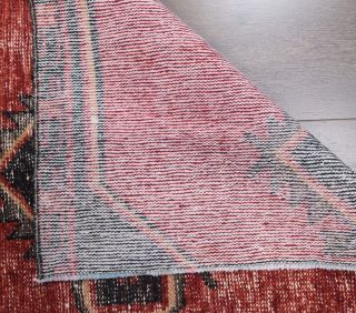 Vintage Red Runner Rug - Thumbnail