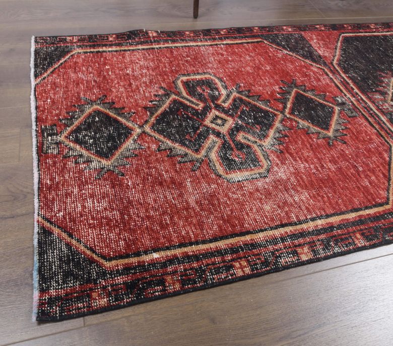 Vintage Red Runner Rug