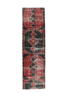 Vintage Red Runner Rug - Thumbnail