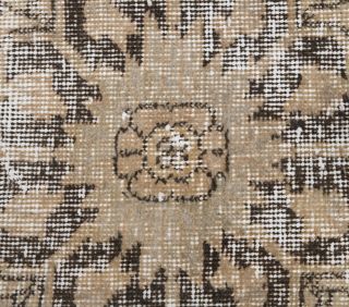 Vintage Beige Runner Rug - Thumbnail