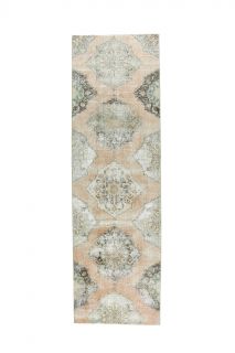 Vintage Beige Runner Rug - Thumbnail