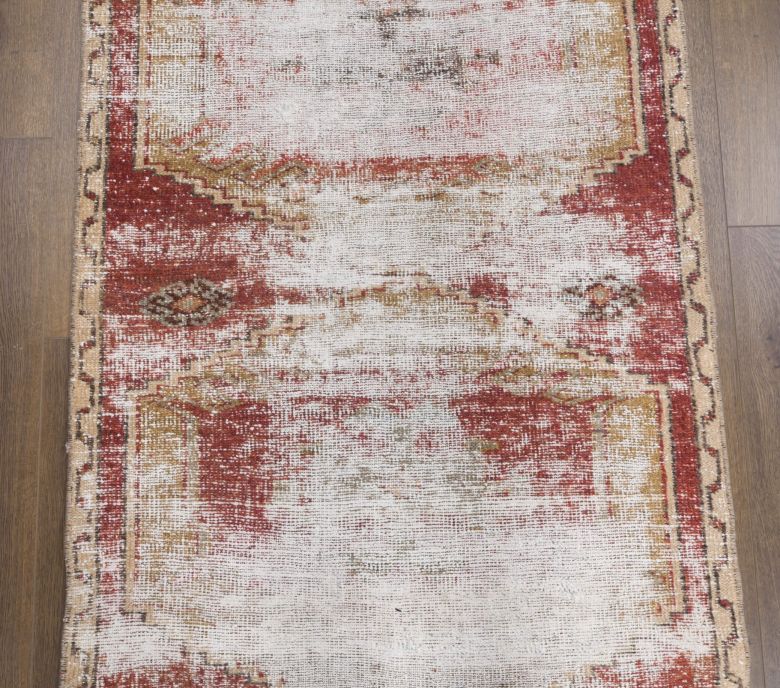 Distressed Vintage Runner Rug