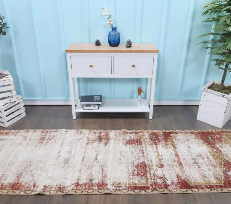 Distressed Vintage Runner Rug