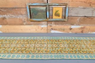 Vintage Orange Runner Rug - Thumbnail