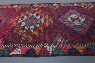 Vintage Runner Purple Rug - Thumbnail