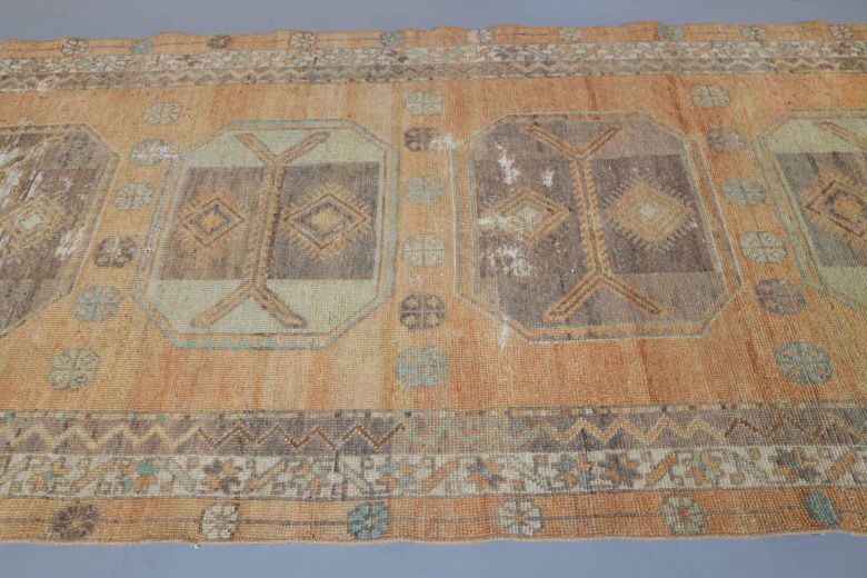 Vintage Orange Runner Rug