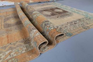 Vintage Orange Runner Rug - Thumbnail