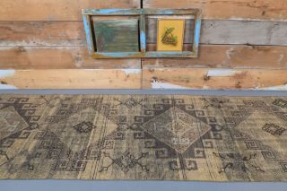 Vintage Orange Runner Rug - Thumbnail