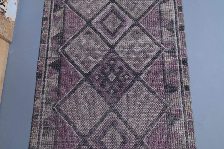 Vintage Purple Runner Rug