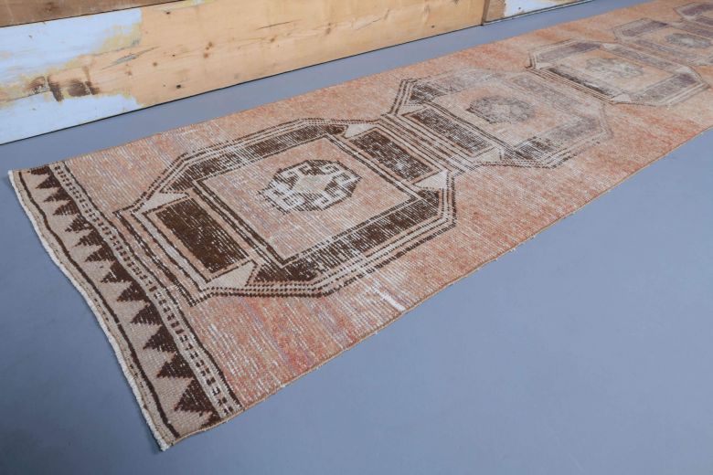 Vintage Orange Runner Rug