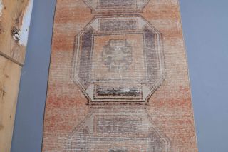 Vintage Orange Runner Rug - Thumbnail