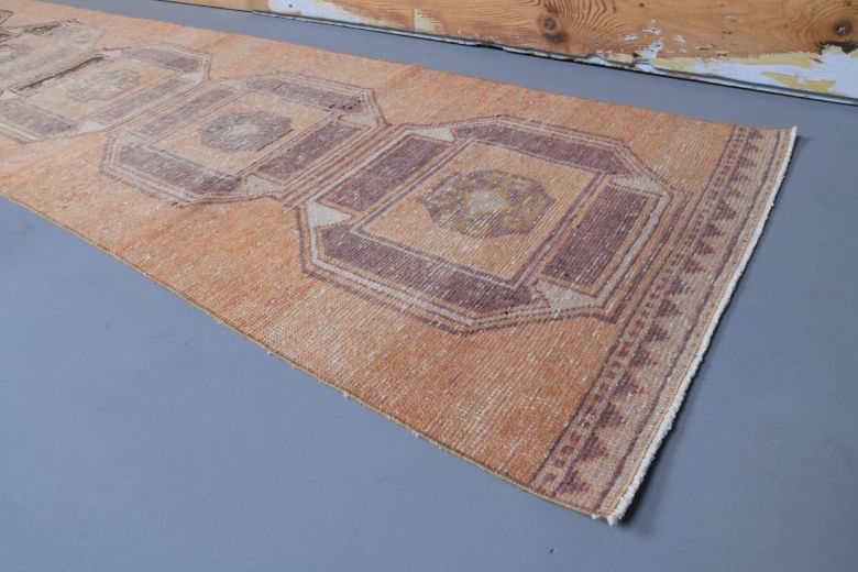 Vintage Orange Runner Rug